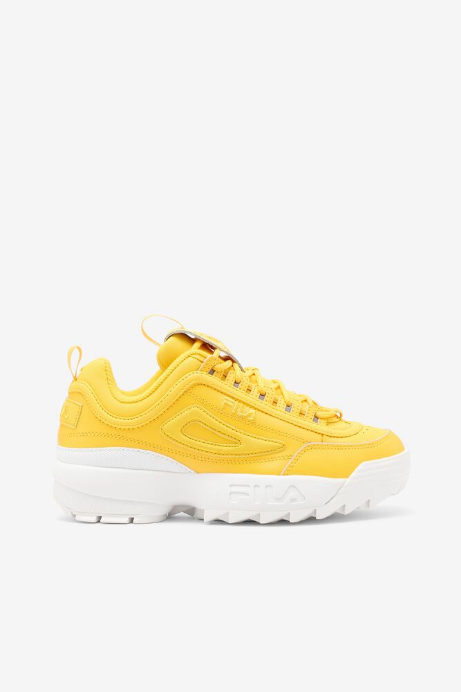 Fila Sneakers Disruptor 2 Premium Womens Yellow - India FHB-647982